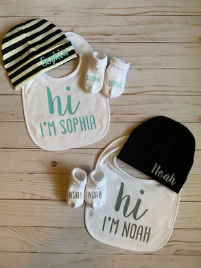 Personalized Baby Accessories Set