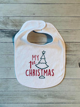 Load image into Gallery viewer, My 1st Christmas Bib