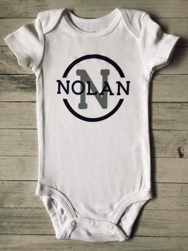 Monogram Baby Bodysuit