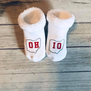 O-H-I-O Baby Socks