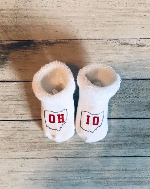 O-H-I-O Baby Socks