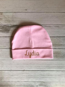 Personalized Baby Hat - Script