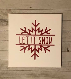 Let it Snow Canvas