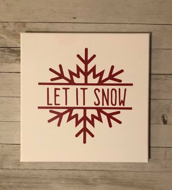 Let it Snow Canvas