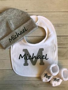 Initial and Name Personalized Gift Set