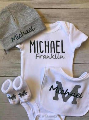 First and Middle Name Personalized Gift Set