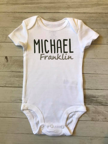 First and Middle Name Bodysuit