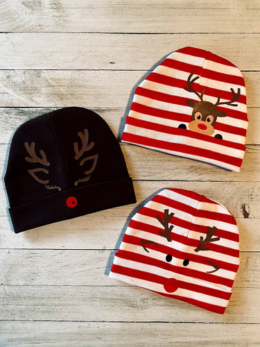 Reindeer Baby Hats