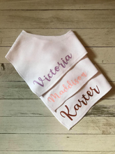 Load image into Gallery viewer, Bandana Bib Personalized