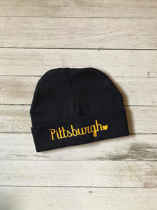 Pittsburgh Baby Hats